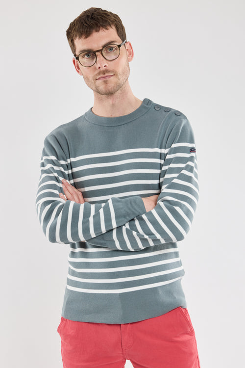 Pull marin rayé - coton - Armor-lux - 1