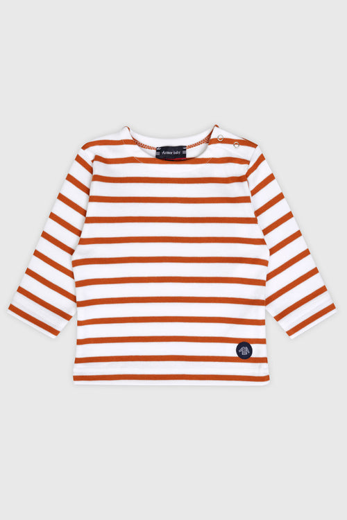 Baby Breton striped shirt - thick cotton - Armor-lux - 1