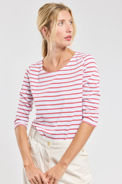 Matrosenshirt mit kurzen Ärmeln – leichte Baumwolle - Armor-lux - 2