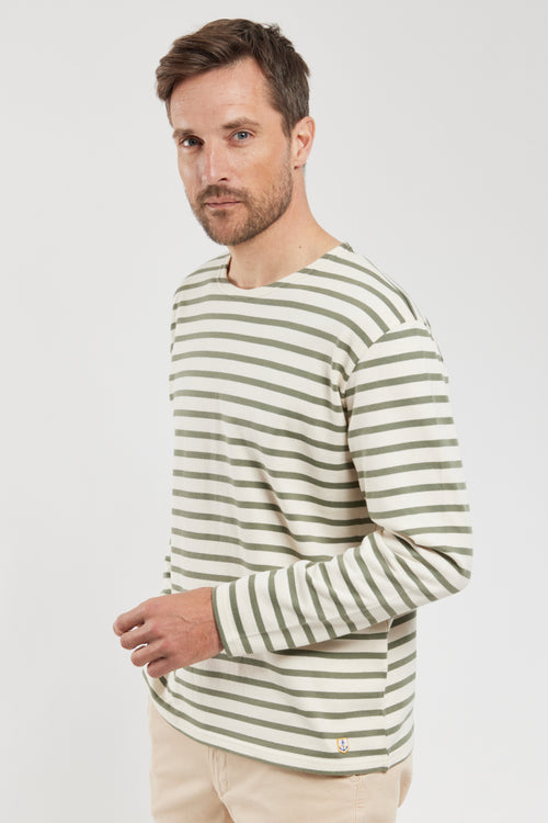 Heritage Breton striped shirt - rustic cotton - Armor-lux - 1