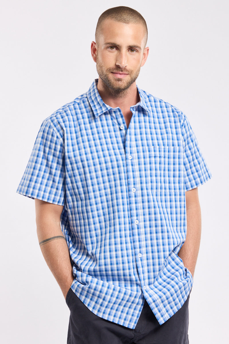 Chemise manches courtes - lin - Homme - St Lô - Armor-lux