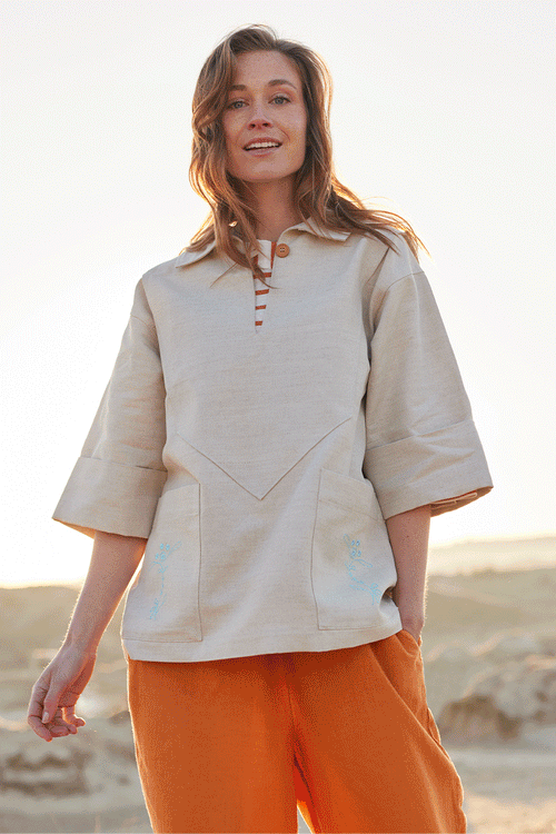 La vareuse brodée - Armor-lux X Nolwenn Faligot - Armor-lux - 6