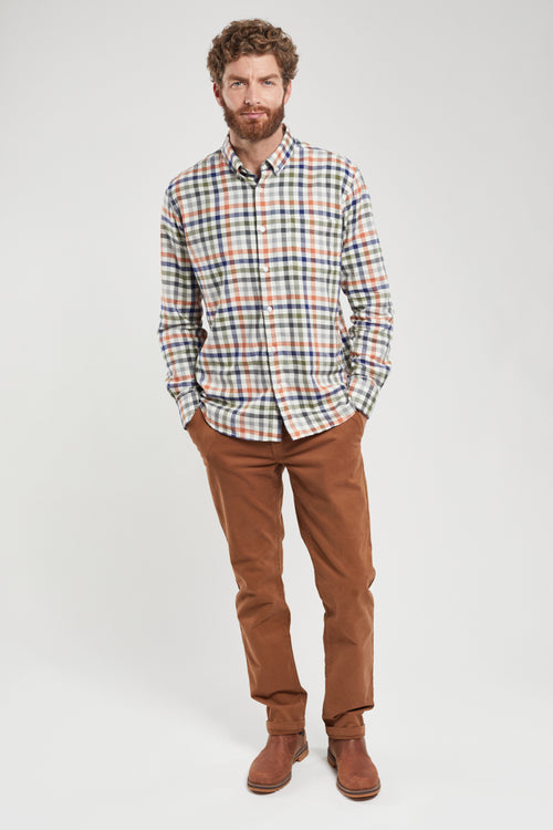 Chemise à carreaux - coton flanelle - Armor-lux - 4