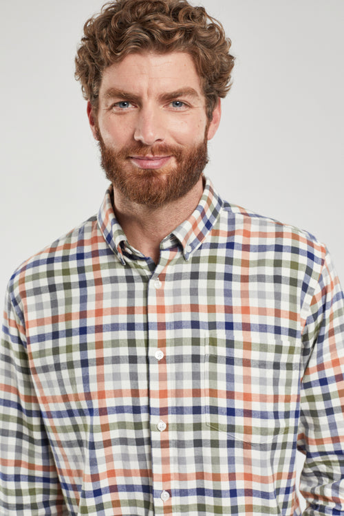 Chemise à carreaux - coton flanelle - Armor-lux - 2