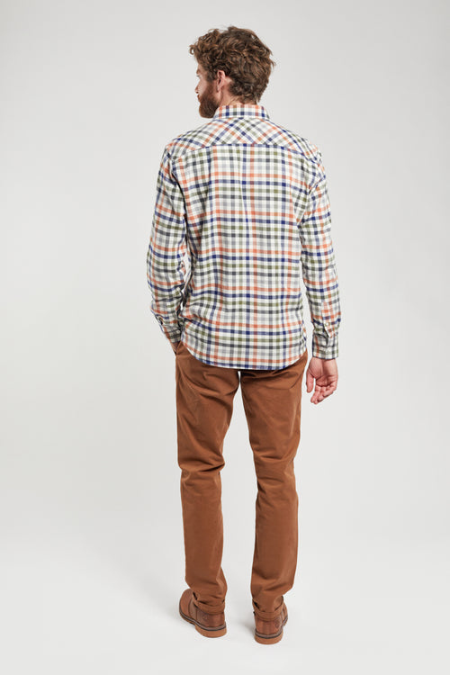 Chemise à carreaux - coton flanelle - Armor-lux - 3