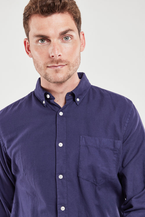 Chemise coupe droite - flanelle de coton - Armor-lux - 2