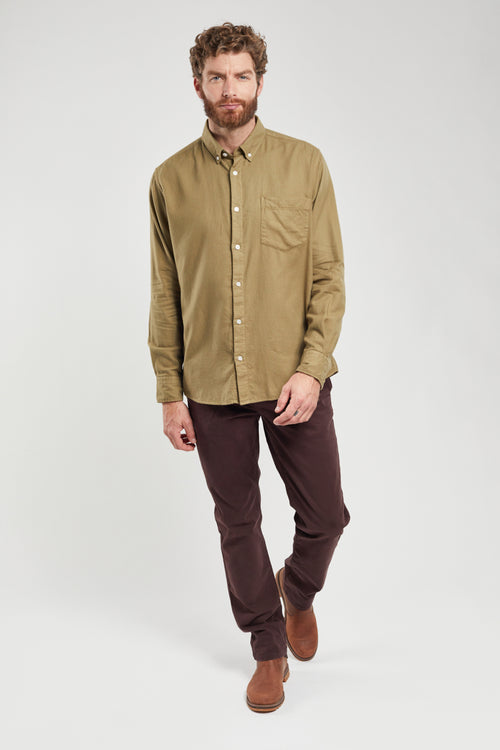 Chemise coupe droite - flanelle de coton - Armor-lux - 3