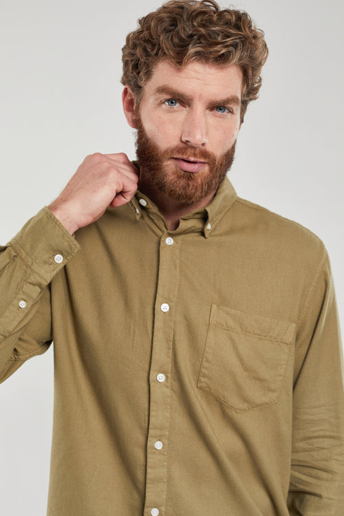 Chemise coupe droite - flanelle de coton - Armor-lux - 1