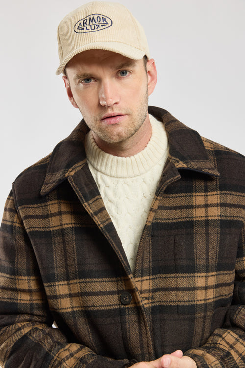 Veste pêcheur à carreaux - laine - Armor-lux - 2