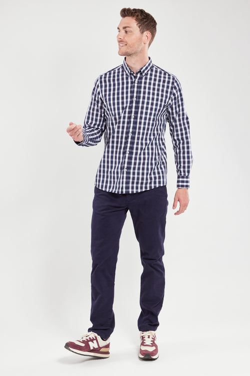 Chemise à carreaux droite - coton - Armor-lux - 4