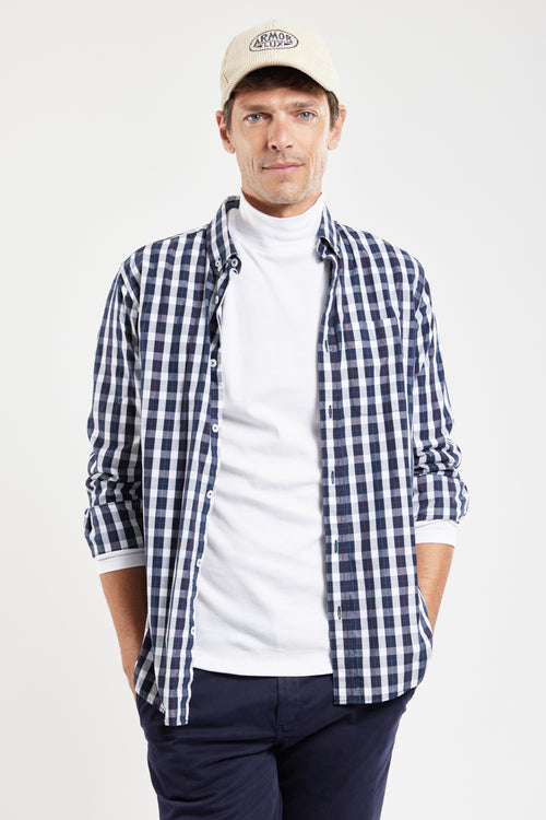 Chemise à carreaux droite - coton - Armor-lux - 5