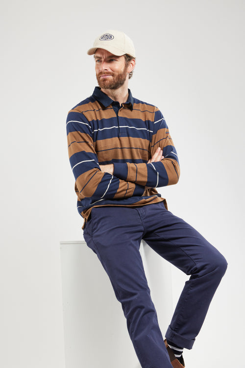 Polo rayé tricolore - coton rustique - Armor-lux - 2