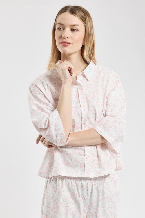 Pyjama imprimé fleurs romantiques - coton - Armor-lux - 2