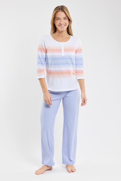 Pyjama rayé - coton léger - Armor-lux - 1