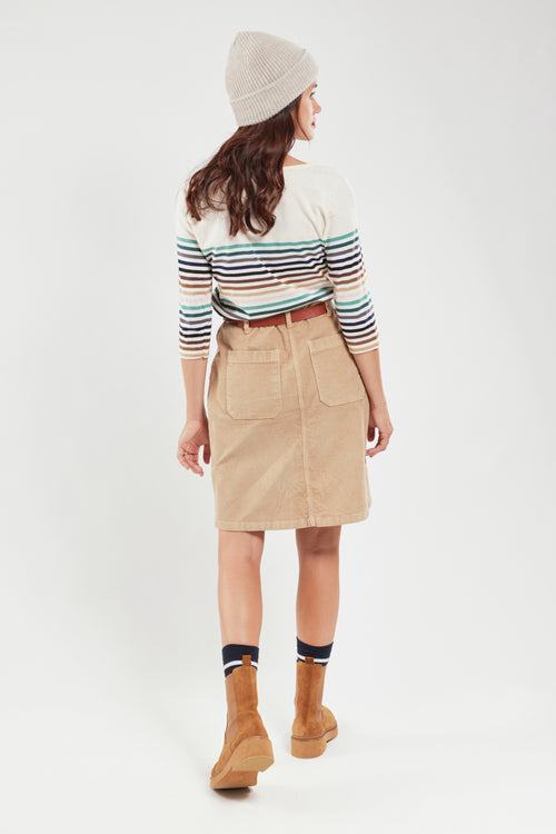 Jupe droite - velours - Armor-lux - 2