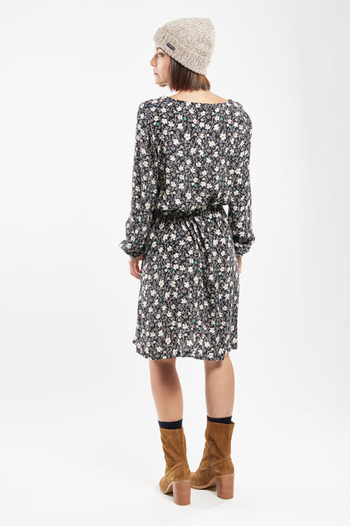 Robe imprimée champêtre  - cupro - Armor-lux - 3