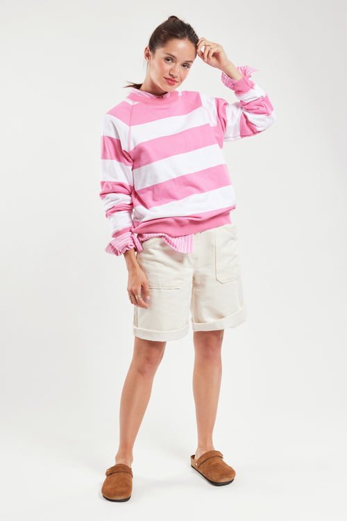 Sweat rayé - molleton - Armor-lux - 3