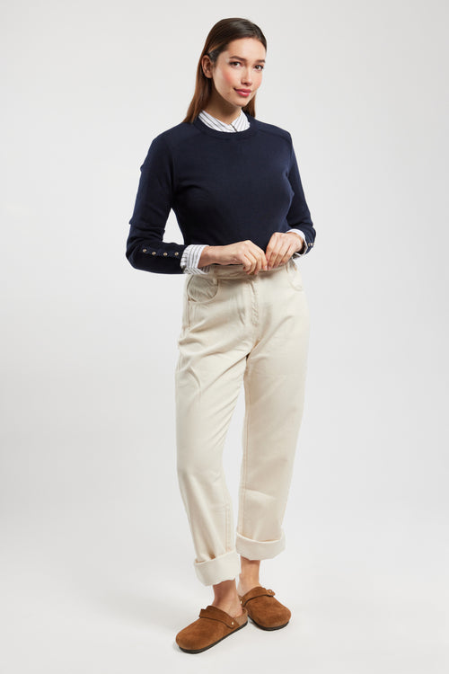 Pull boutons dorés - laine mérinos - Armor-lux - 3