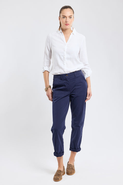 Elastic waist trousers - cotton - Armor-lux - 5