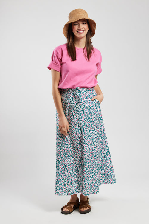 Jupe longue fleurie - coton - Armor-lux - 5