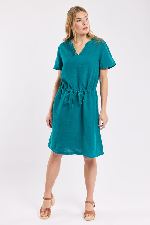 Robe ceinturée - lin - Armor-lux - 1