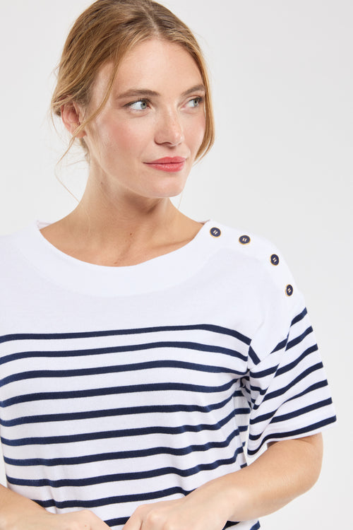 Robe épaule boutonnée - coton rustique - Armor-lux - 2