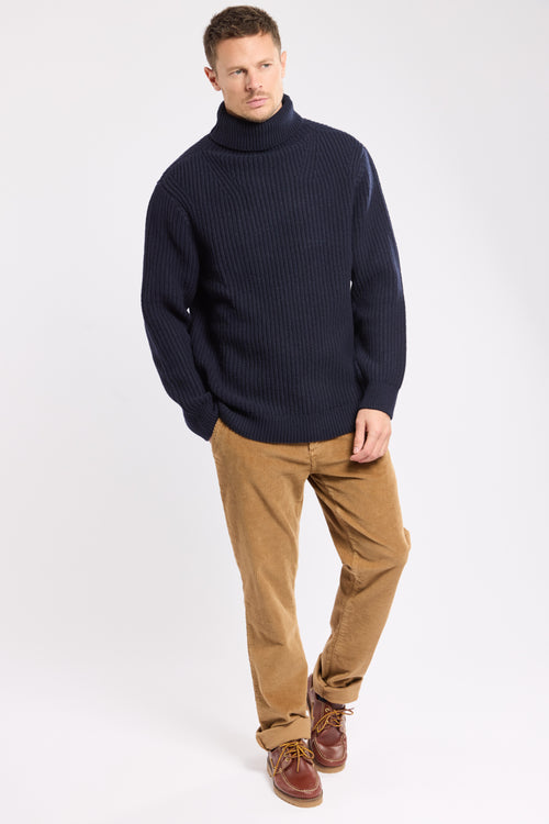Pull col montant Héritage - laine - Armor-lux - 4
