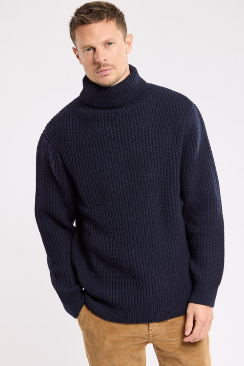 Pull col montant Héritage - laine - Armor-lux - 3