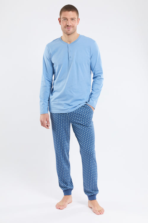 Pyjama mit Erbsenmuster- leichte Baumwolle - Armor-lux - 1