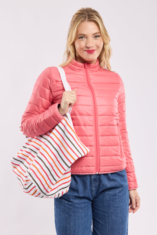 Striped tote bag - cotton - Armor-lux - 3