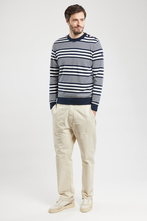Pull marin fines rayures - coton - Armor-lux - 3