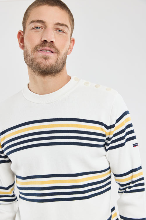Pull marin tricolore - coton - Armor-lux - 2