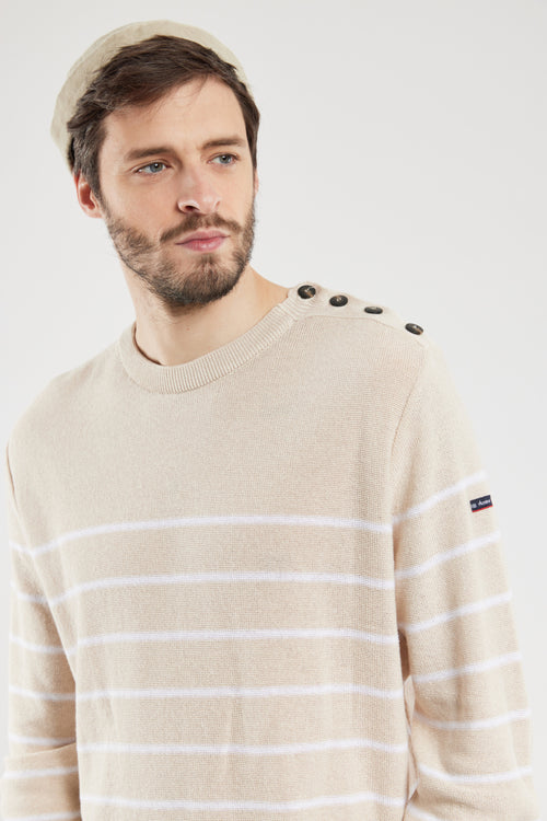 Pull marin - lin et coton - Armor-lux - 2