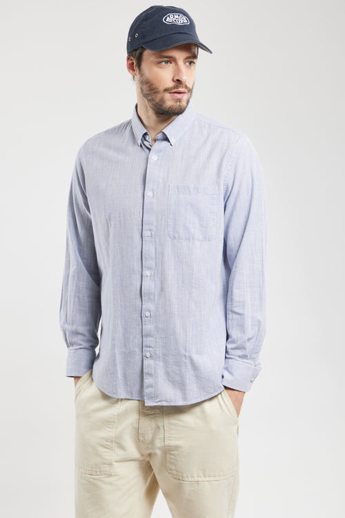 Fine stripe shirt - cotton - Armor-lux - 6