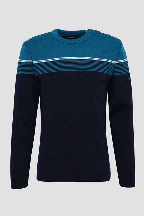 Pull marin bicolore - laine - Armor-lux - 4