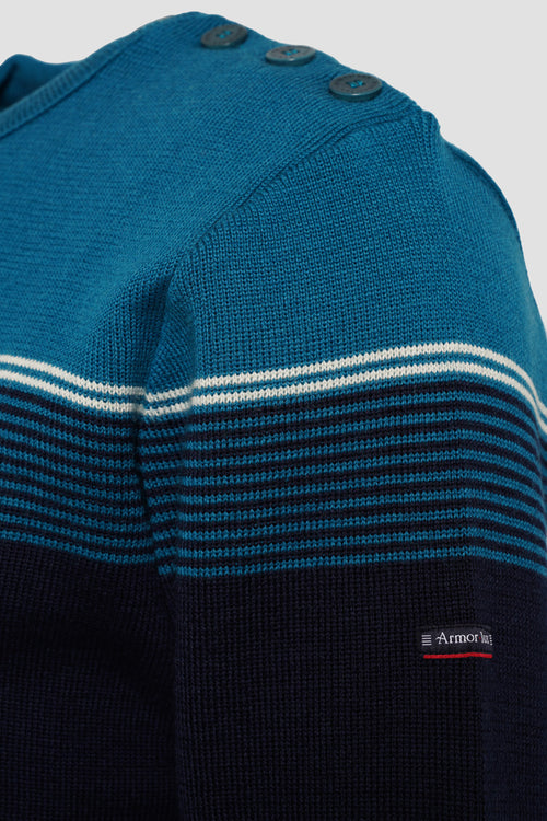 Pull marin bicolore - laine - Armor-lux - 5
