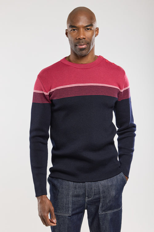 Pull marin rayé - laine - Armor-lux - 1