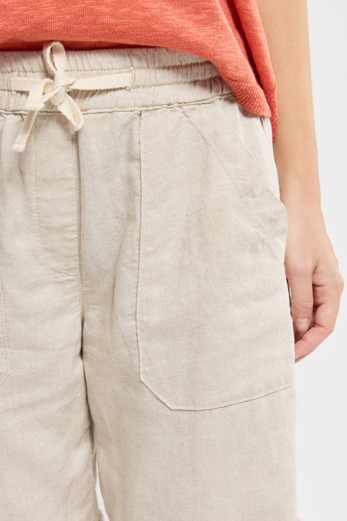 Bermudashorts mit elastischem Bund – Baumwolle und Leinen - Armor-lux - 3