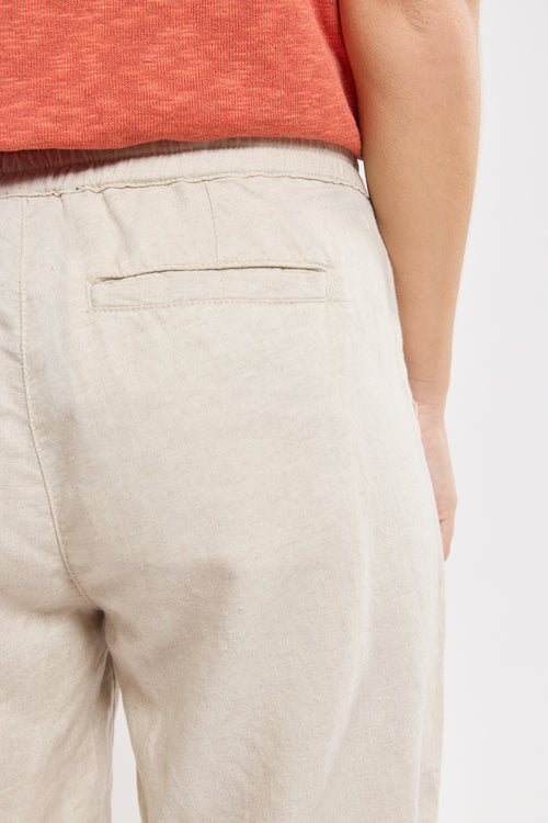 Bermudashorts mit elastischem Bund – Baumwolle und Leinen - Armor-lux - 4