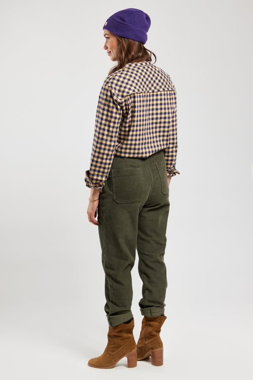 Pantalon taille élastique - velours côtelé - Armor-lux - 2