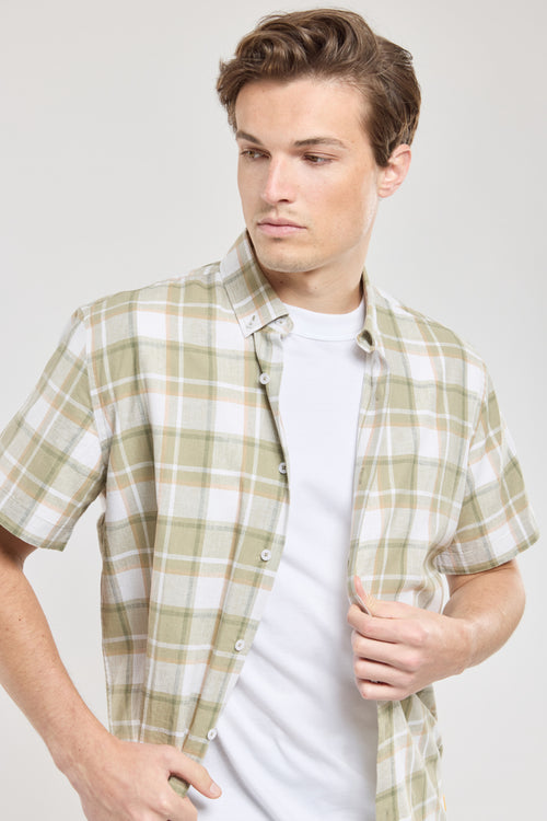 Chemise manches courtes - coton lin - Armor-lux - 2