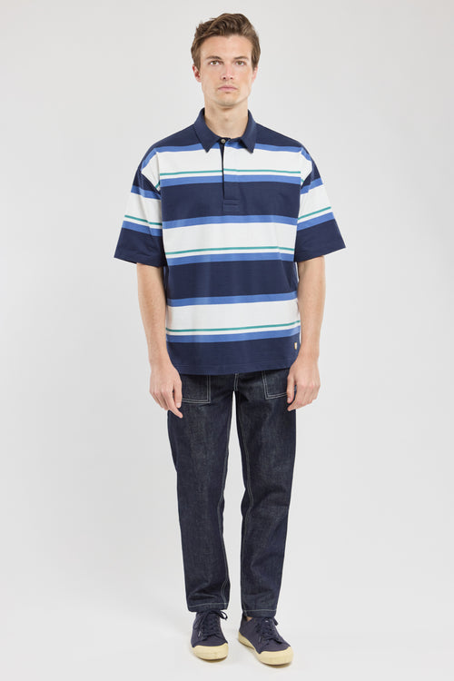 Striped polo shirt — cotton - Armor-lux - 4