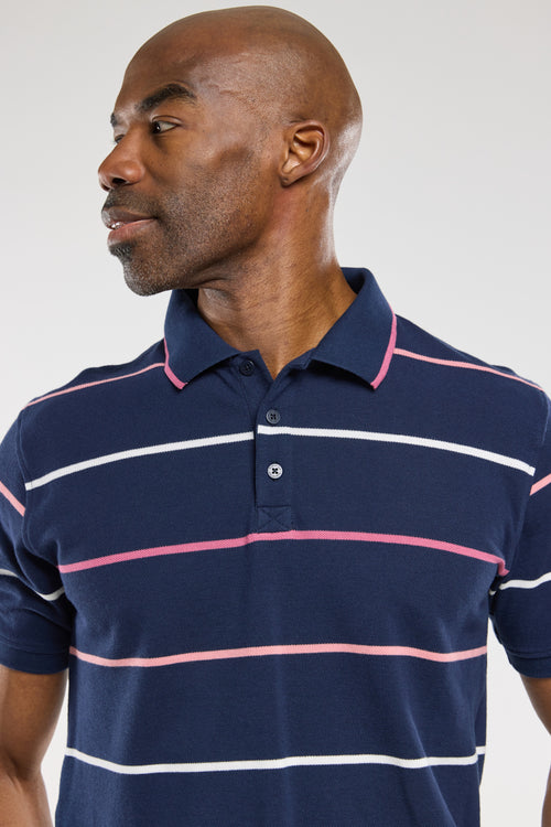 Polo rayé - coton léger - Armor-lux - 4