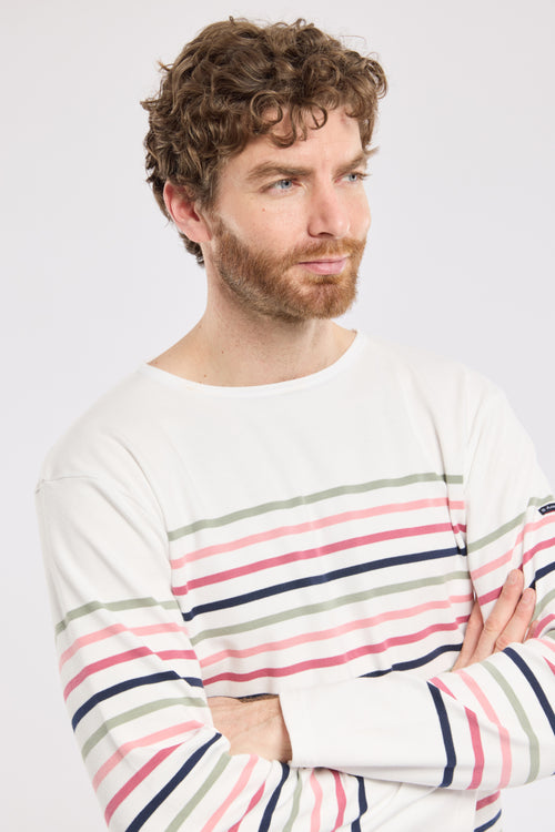 Multicoloured Breton striped shirt - thick cotton - Armor-lux - 2