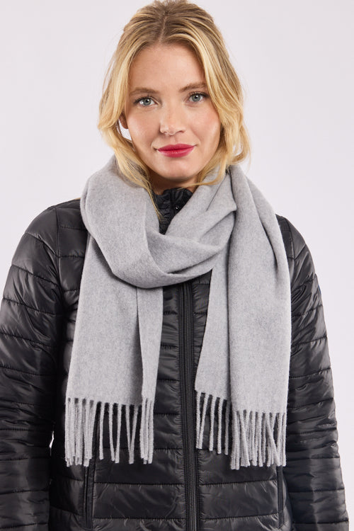 Fringed scarf - wool - Armor-lux - 2