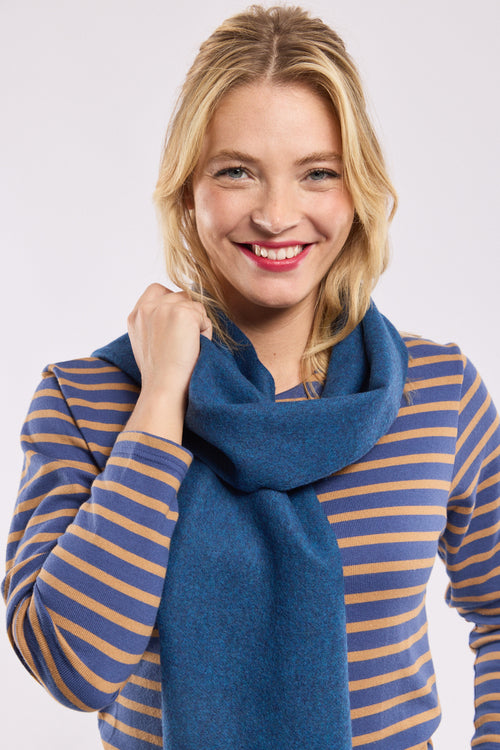 Fringed scarf - wool - Armor-lux - 2