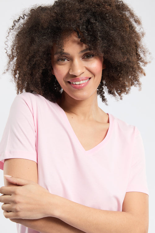 Floral stripes printed corset pyjamas - cotton - Armor-lux - 3