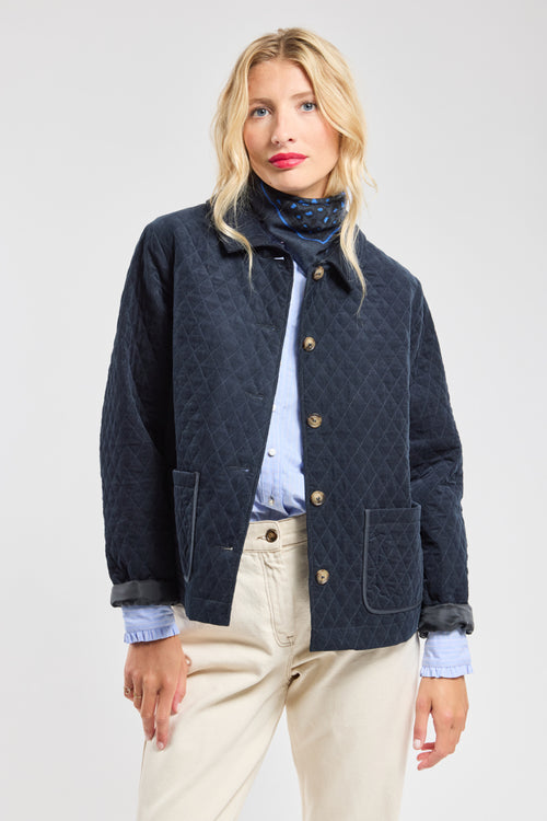 Veste matelassée - velours - Armor-lux - 4