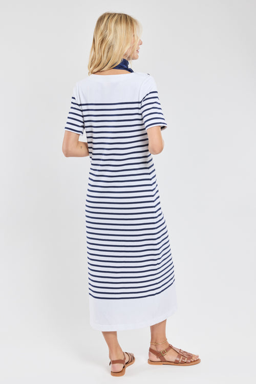 Robe longue rayée - coton rustique - Armor-lux - 5