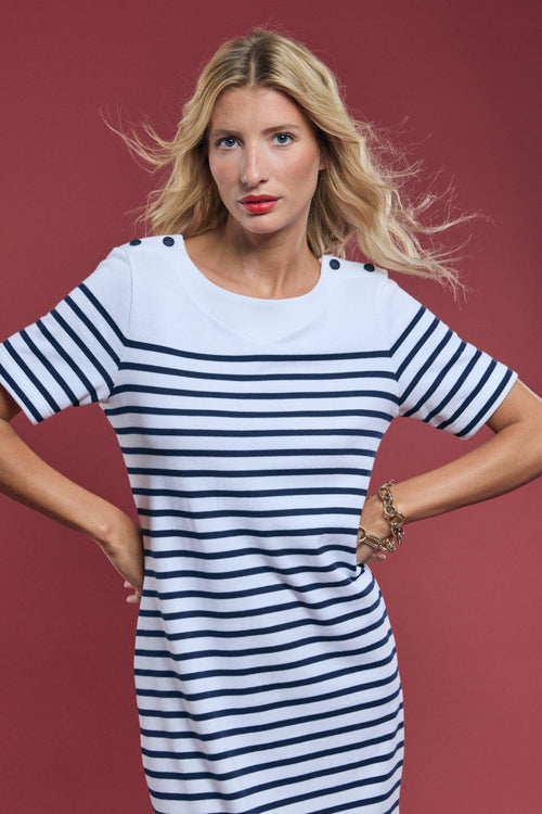 Robe longue rayée - coton rustique - Armor-lux - 2